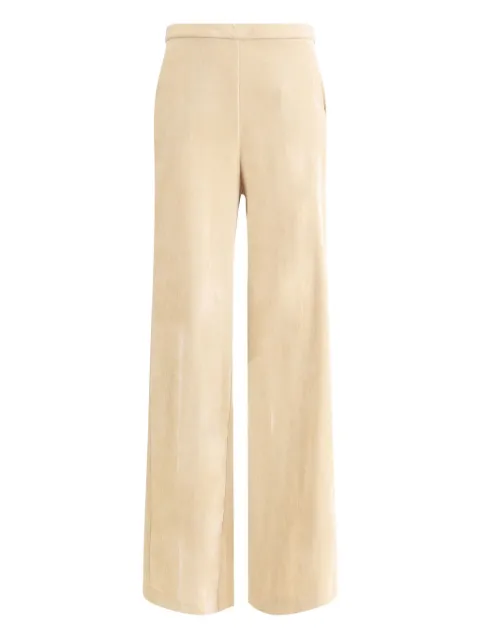 Forte Forte elasticated-waistband velvet trousers