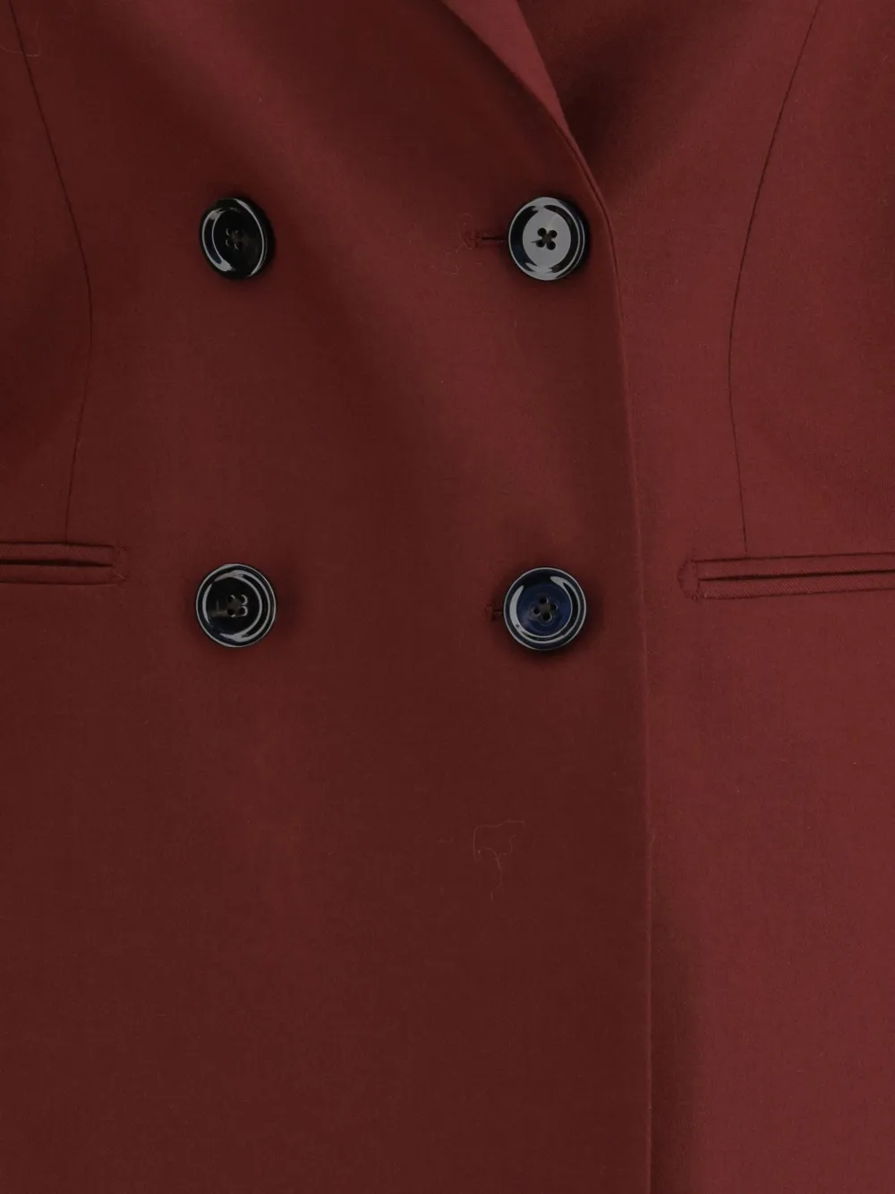 Lardini Double-breasted Button Detail Jacket In Red
