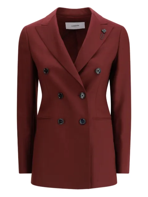 Lardini double-breasted button detail jacket