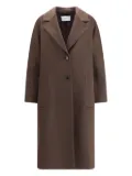 Lardini patch-pocket button coat - Brown