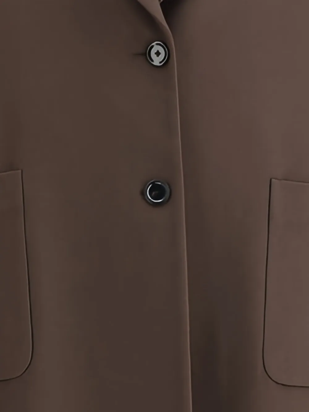 Lardini Patch-pocket Button Coat In Brown