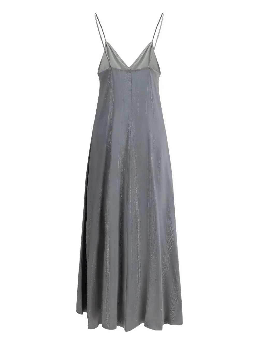 Forte Forte spaghetti-strap dress - Grijs