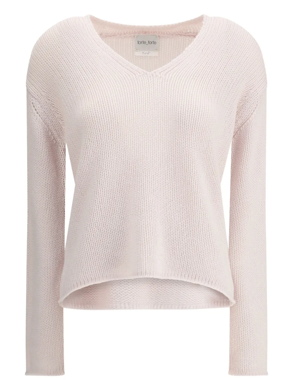 Forte V-neck sweater Roze