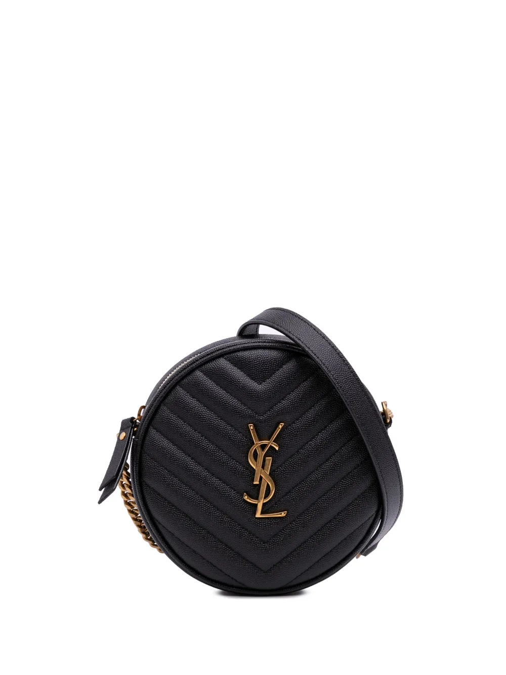 2021 Grain De Poudre Chevron Round Vinyle Camera Bag crossbody bag