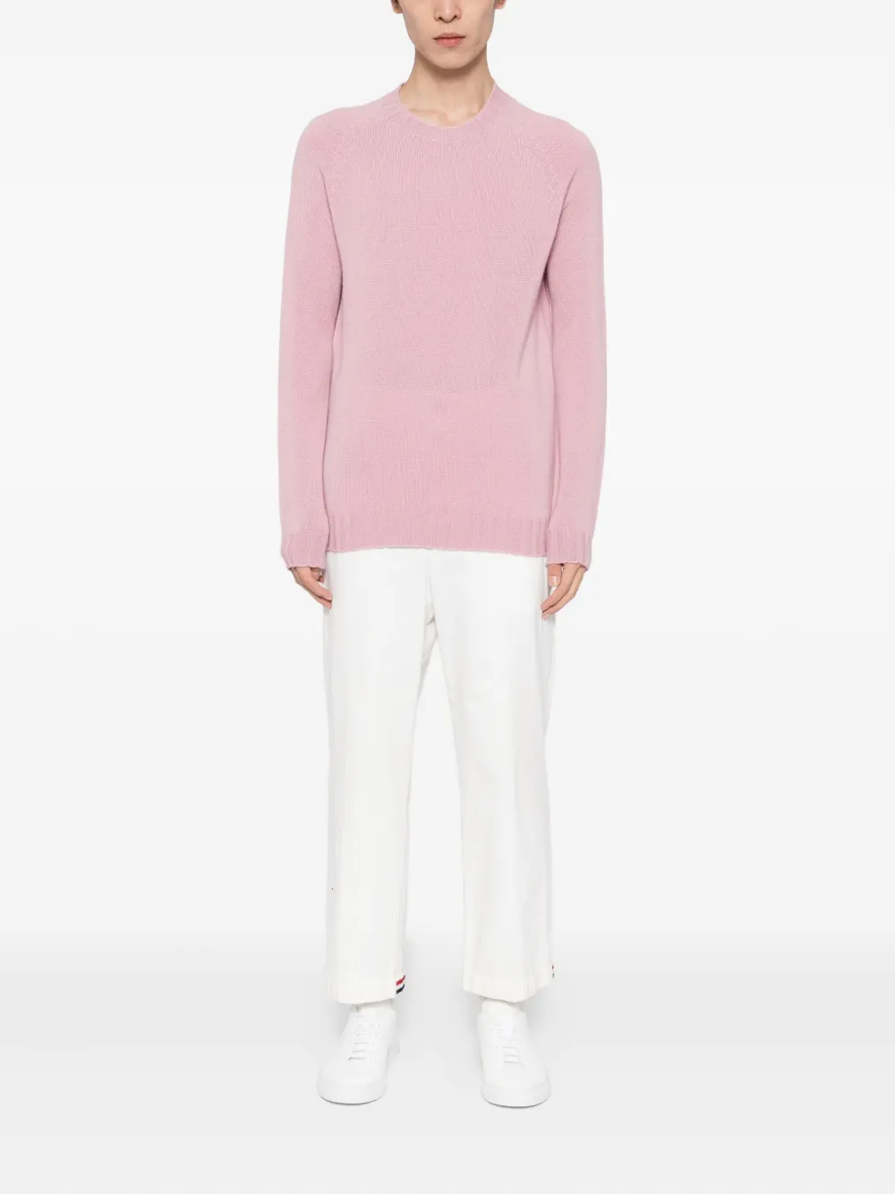 Tagliatore Kasjmier trui met raglan mouwen - Roze