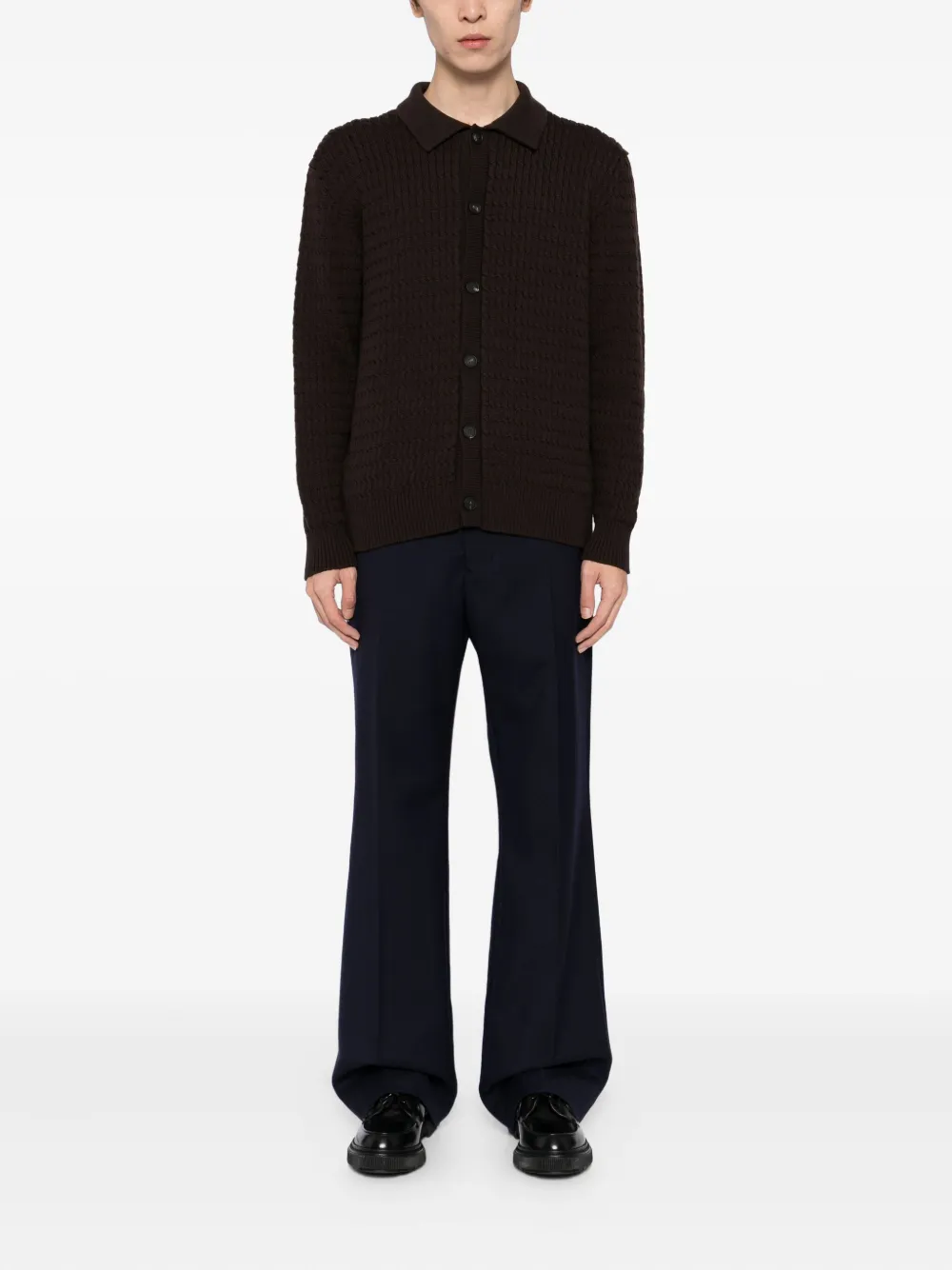 Tagliatore Anson Cardigan In Black