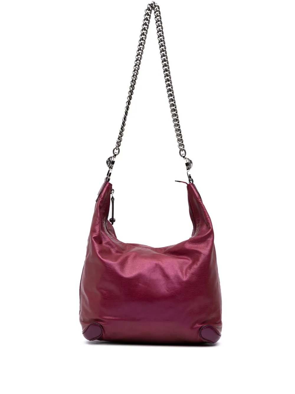 2016-2025 Medium Metallic Leather Galaxy Chain shoulder bag