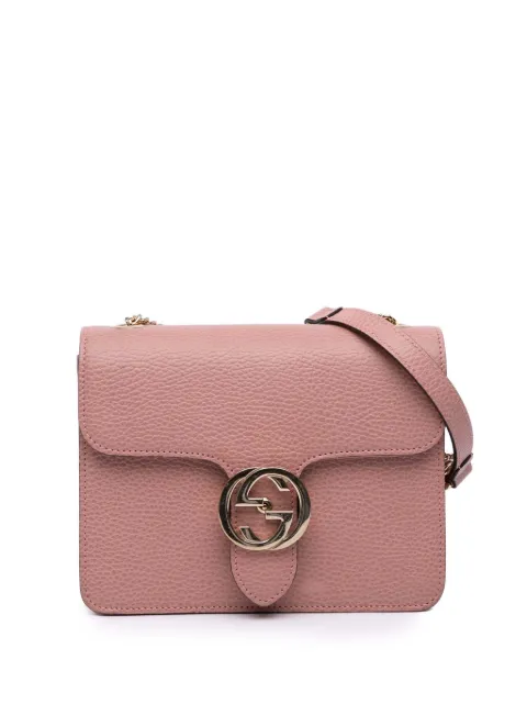 Gucci Pre-Owned 2016-2025 Small Dollar Calfskin Interlocking G crossbody bag