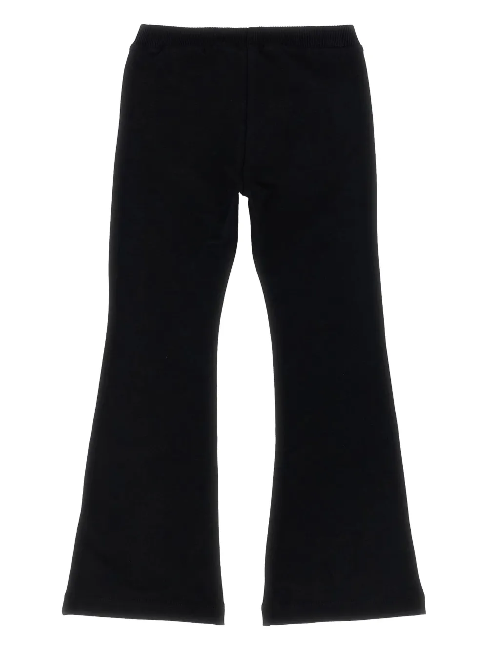 Moschino Kids Teddy broek met logo Zwart