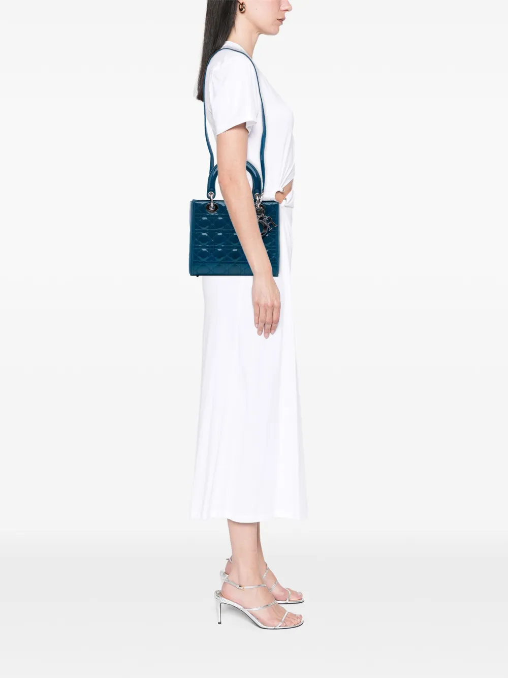 Christian Dior Pre-Owned 2012 Medium Patent Cannage Lady Dior satchel | Pre-Owned | Image 2
