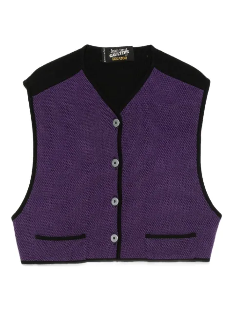 Jean Paul Gaultier Pre-Owned 1990s wool button vest