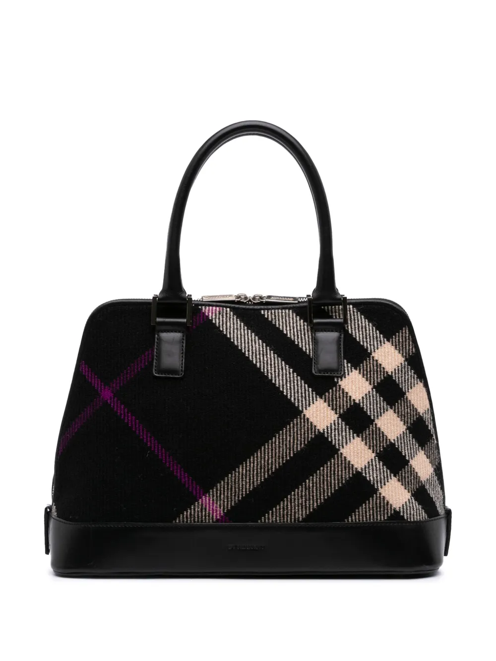 2000-2017 Supernova Check Wool handbag