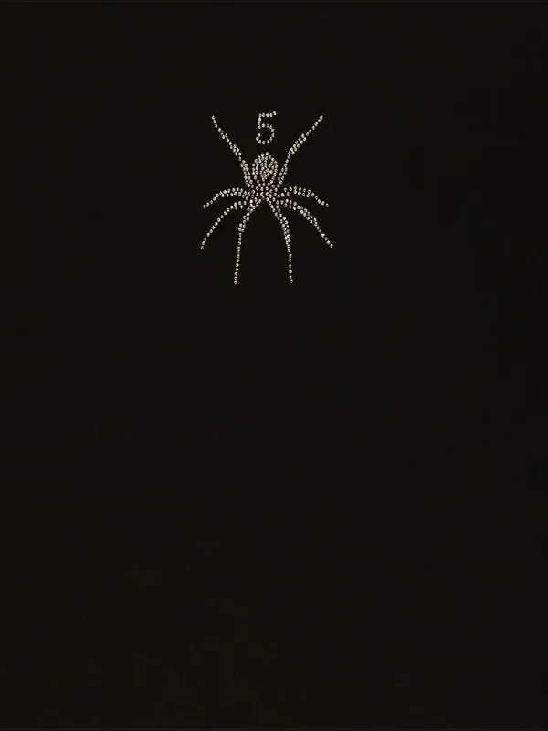 sp5der スパイダー　tシャツ　黒 SP5DER spider-embellished T-shirt | Black | FARFETCH