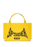 SP5DER studded tote bag - Yellow