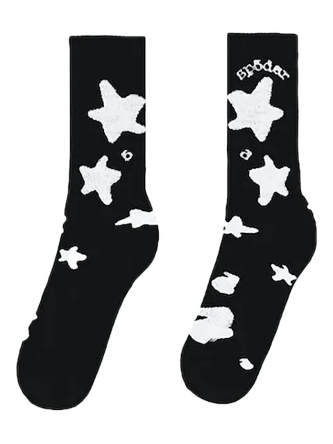 SP5DER chaussettes à étoiles imprimées