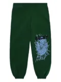 SP5DER web-embroidered track pants - Green