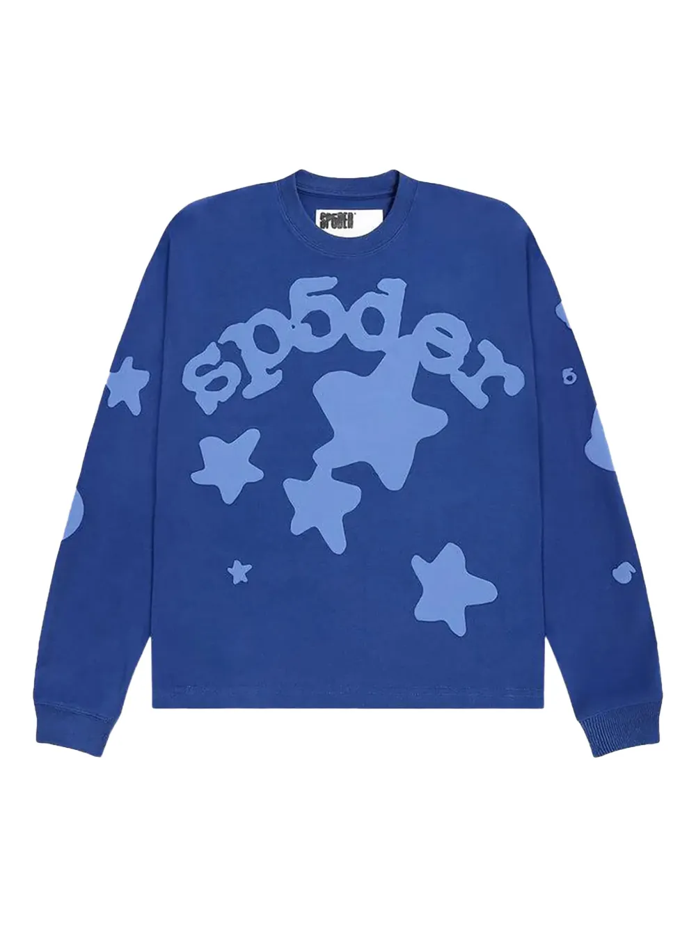 SP5DER star-print long-sleeve T-shirt - ブルー SP5DER star-print long-sleeve T-shirt - ブルー
