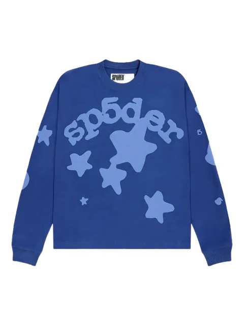 SP5DER star-print long-sleeve T-shirt