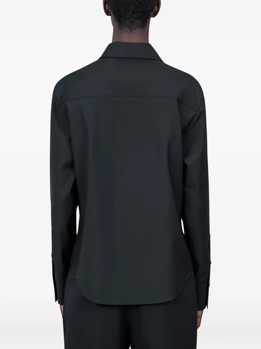 Courrèges Overhemd met borstzak Zwart