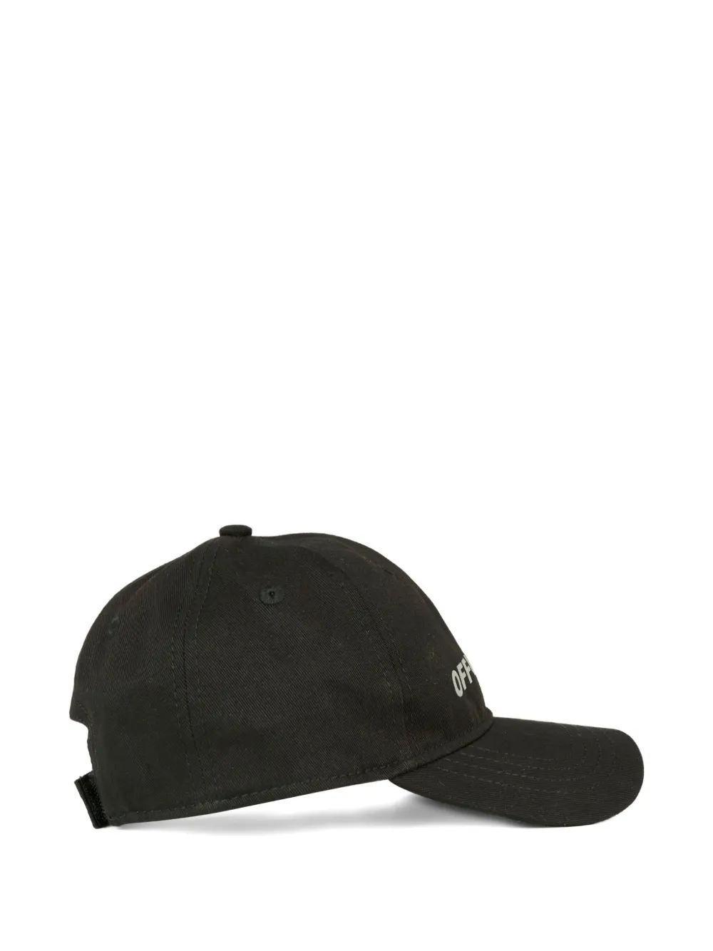 Off-White Kids Honkbalpet met geborduurd logo Zwart