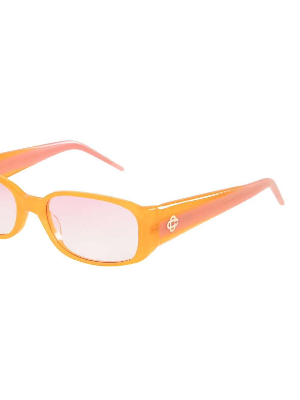 Casablanca rectangle-framed sunglasses Oranje
