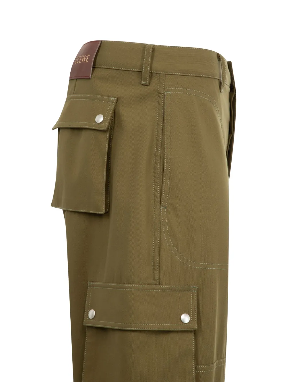 LOEWE ミリタリーグリーン カーゴパンツ　イタリア製 LOEWE カーゴパンツ | グリーン | FARFETCH JP
