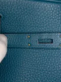 Hermès Pre-Owned 2012 Togo Birkin Retourne 35 handbag - Blue