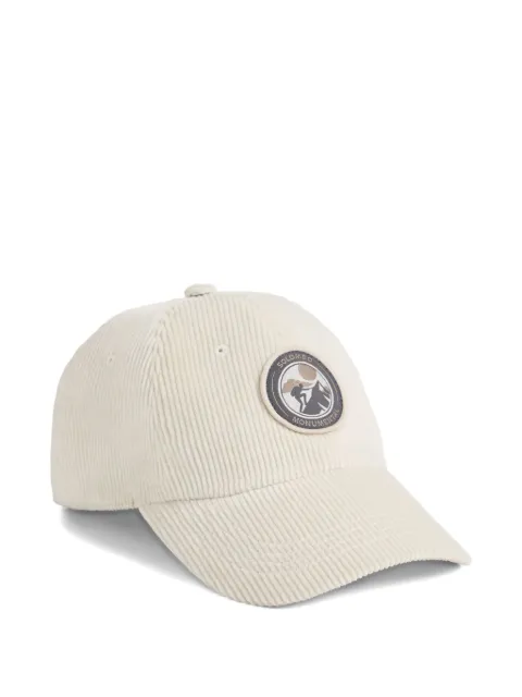 Brunello Cucinelli Kids corduroy patch baseball cap
