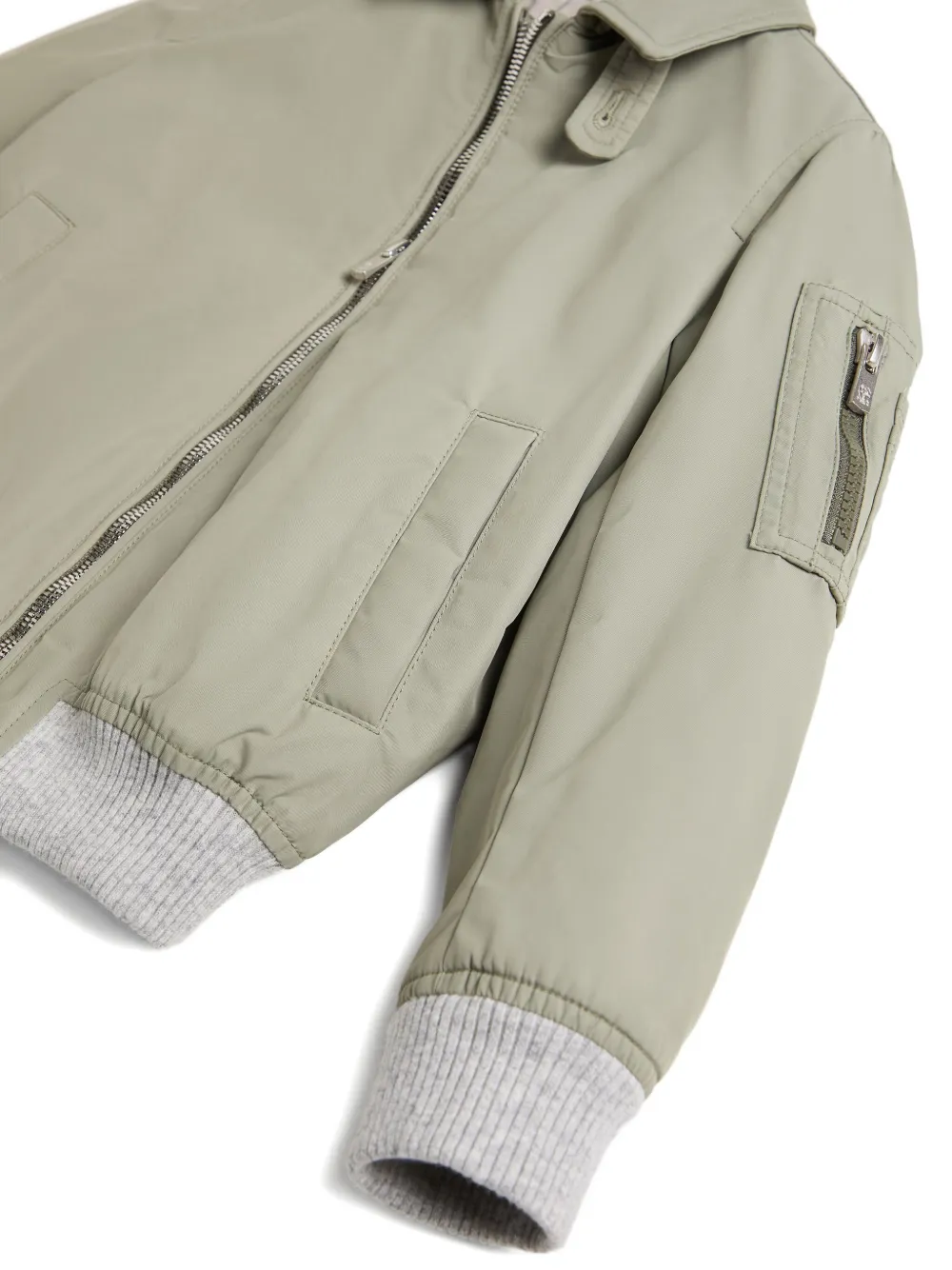 Brunello Cucinelli Kids Jack met rits Groen