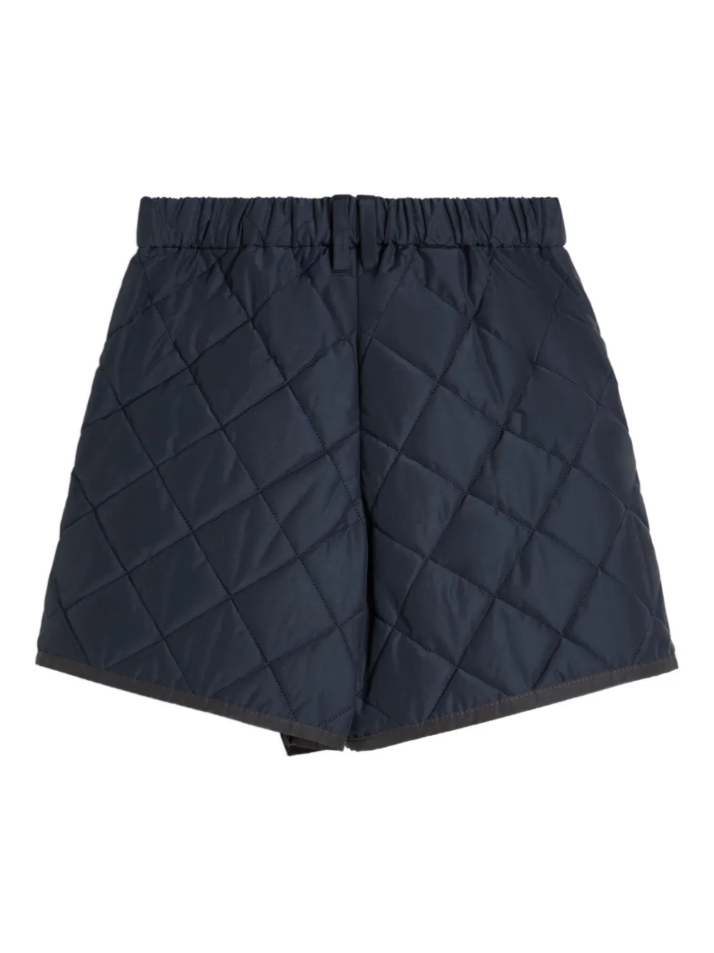 Brunello Cucinelli Kids Gewatteerde wikkelrok Blauw