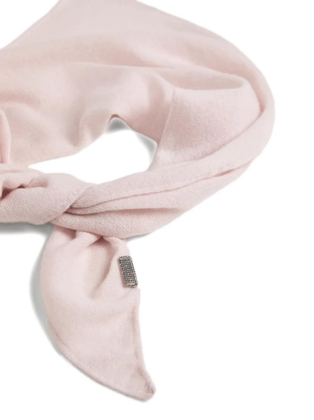 Brunello Cucinelli Kids Kasjmier verfraaide sjaal - Roze