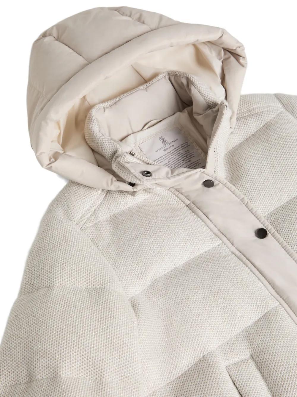 Brunello Cucinelli Kids Jack met capuchon Beige
