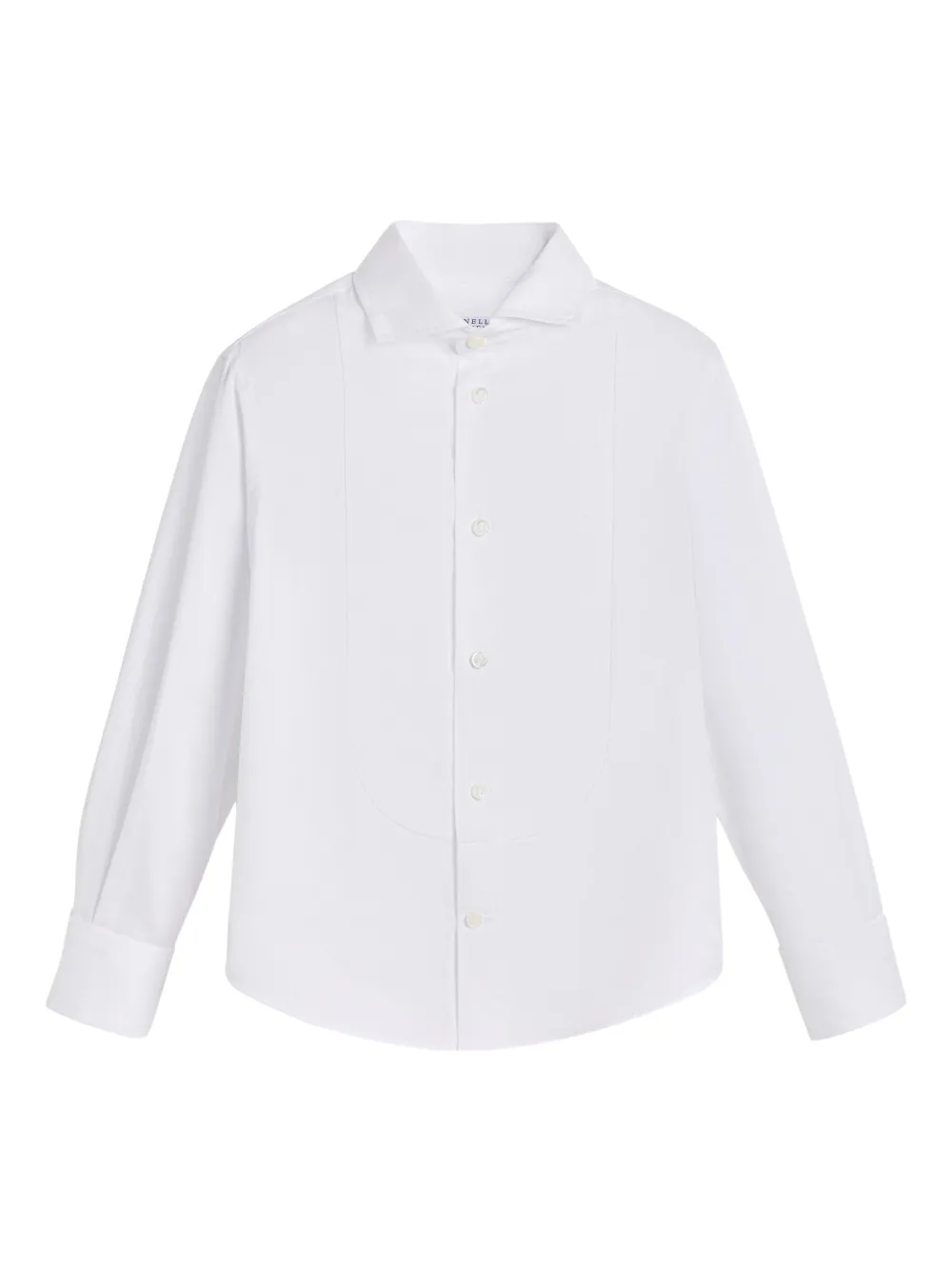 Brunello Cucinelli Kids Twill Shirt - White