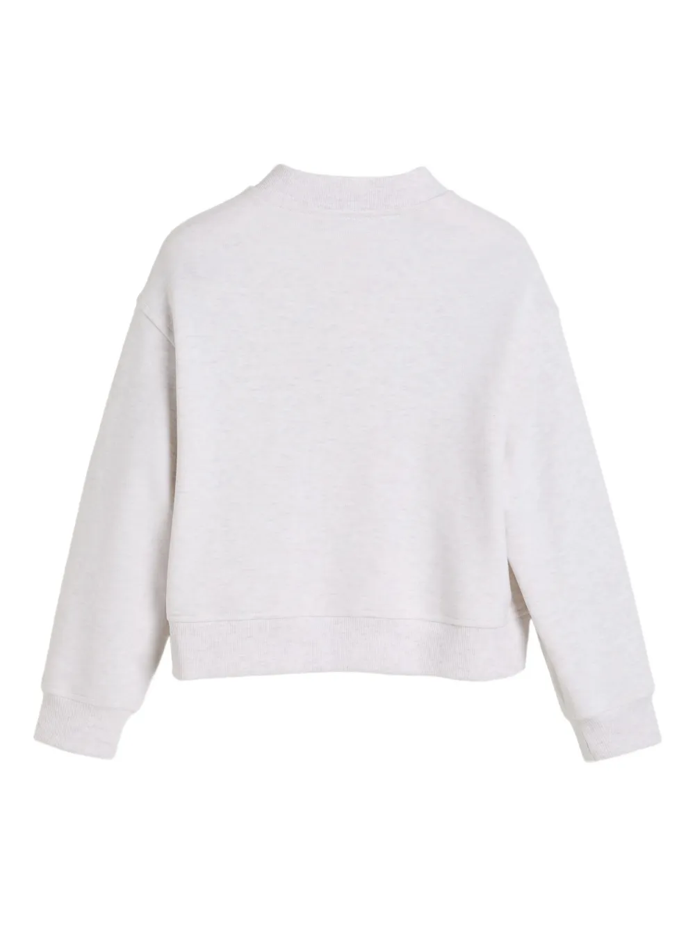 Brunello Cucinelli Kids Bomberjack met logodetail Grijs