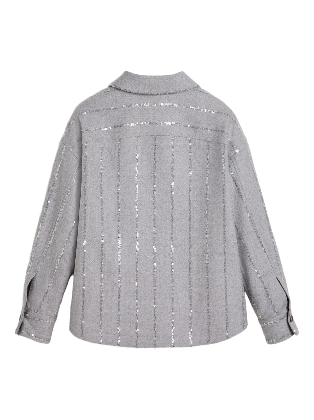 Brunello Cucinelli Kids chemise en flanelle à sequins | Chemises | Image 2