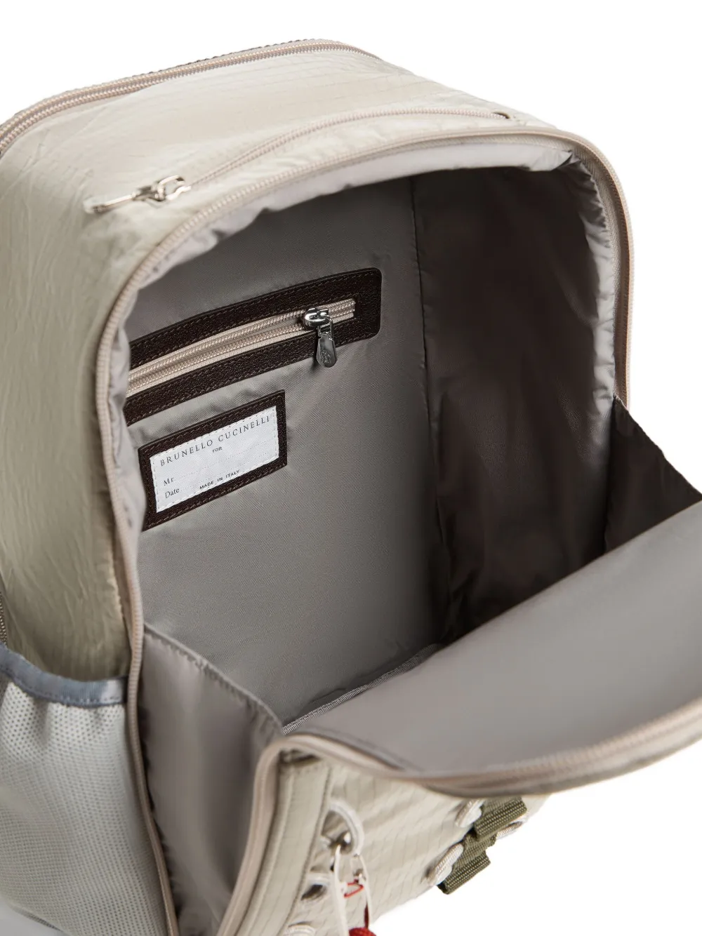 Brunello Cucinelli Kids Rugzak met logoprint Beige