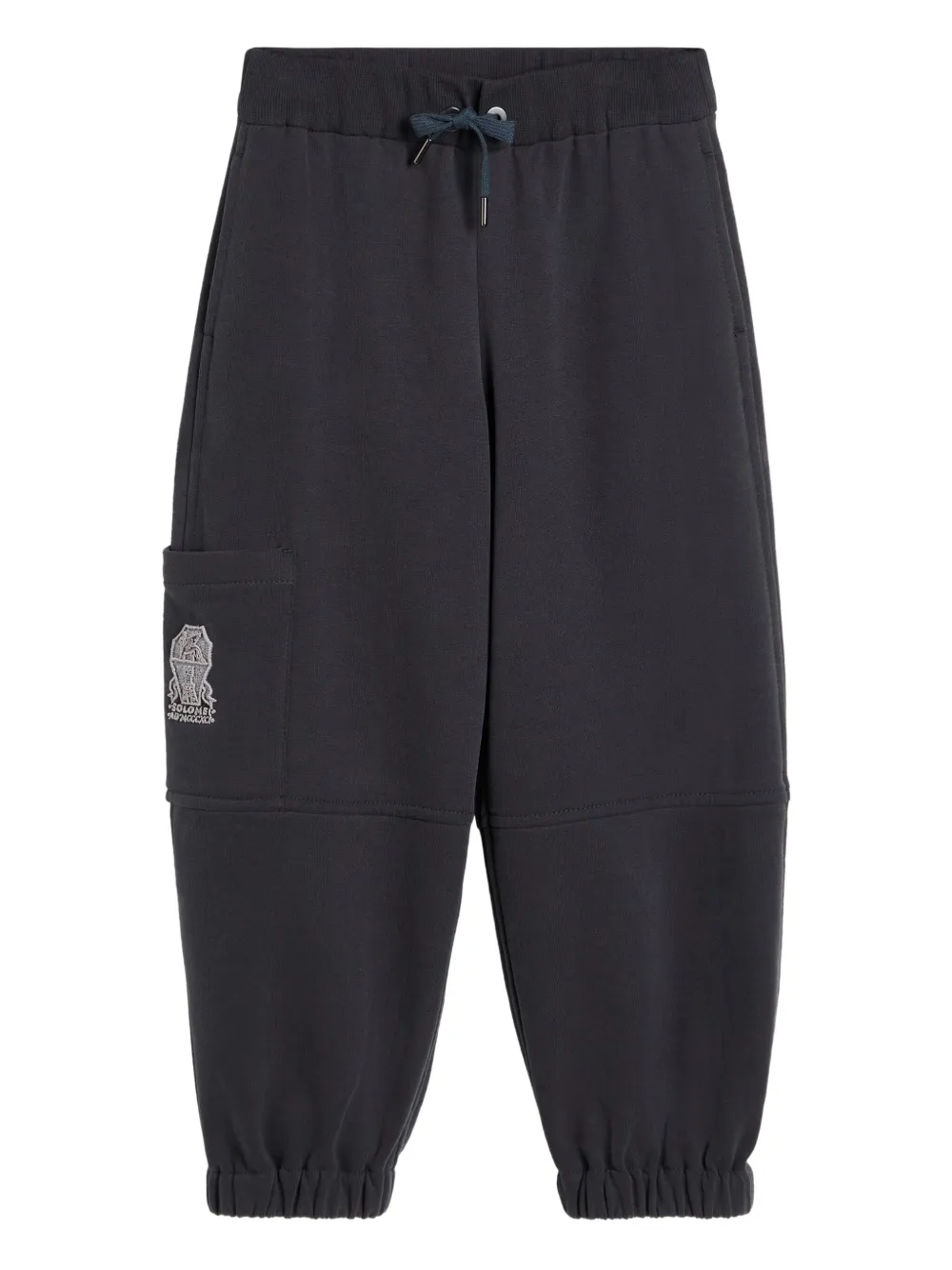 Brunello Cucinelli Drawstring Pocket Track Pants In Black
