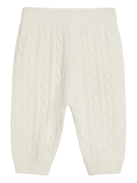 Brunello Cucinelli Kids Bernie Baby cable-knit trousers