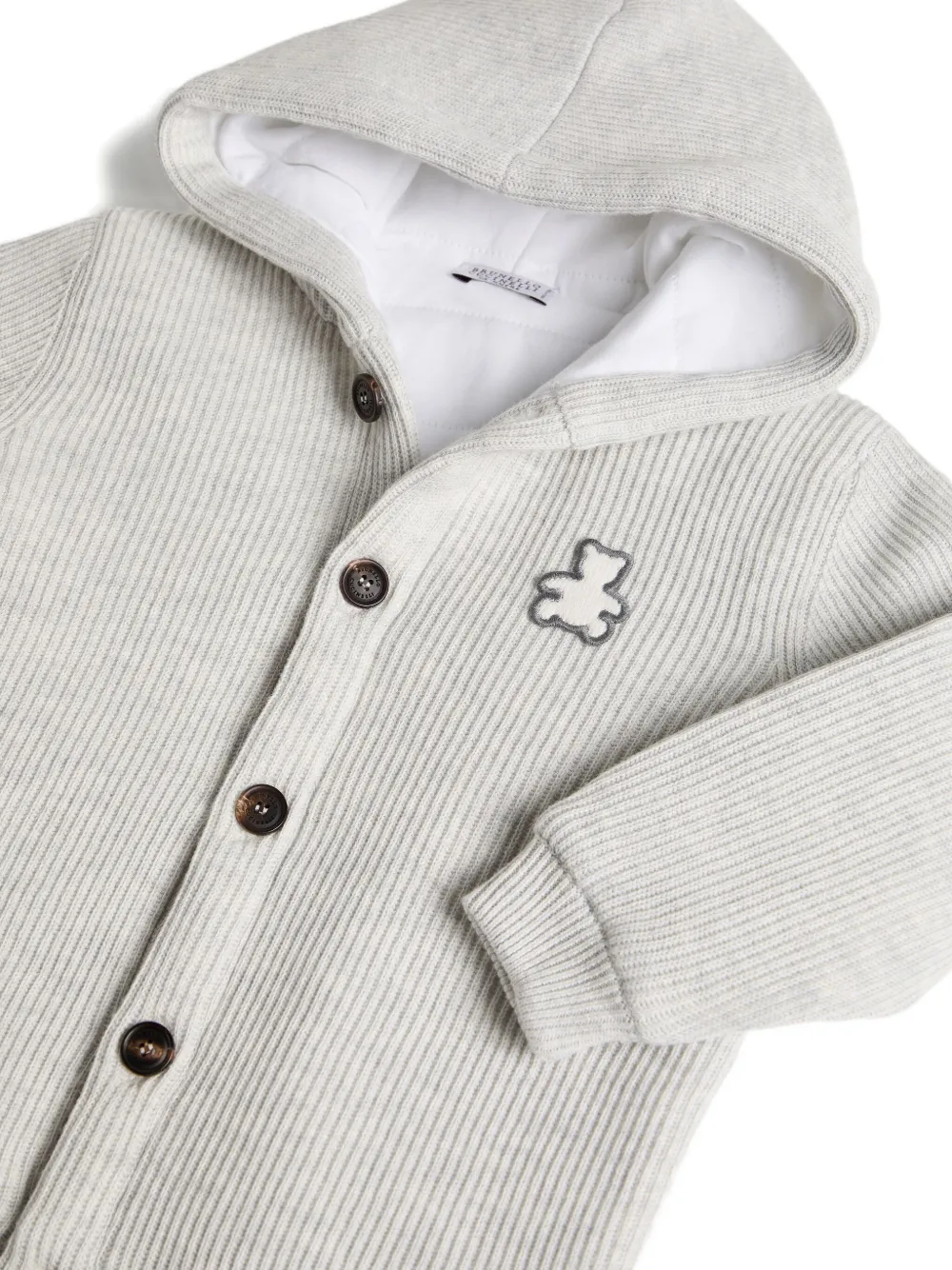 Brunello Cucinelli Kids Vest met Bernie-patroon Grijs