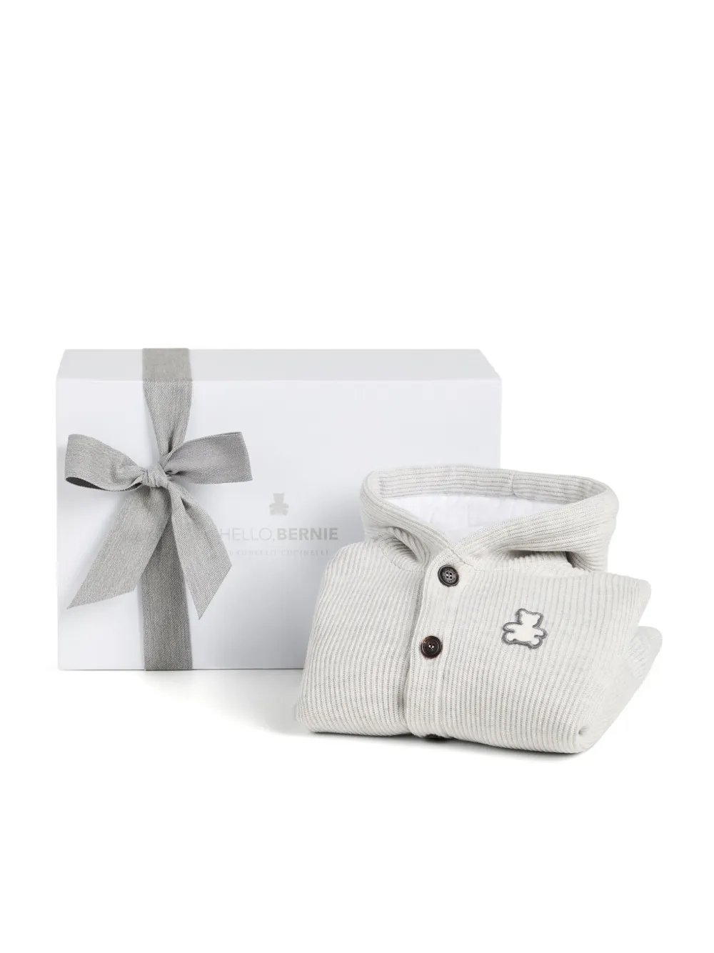 Brunello Cucinelli Kids Vest met Bernie-patroon Grijs