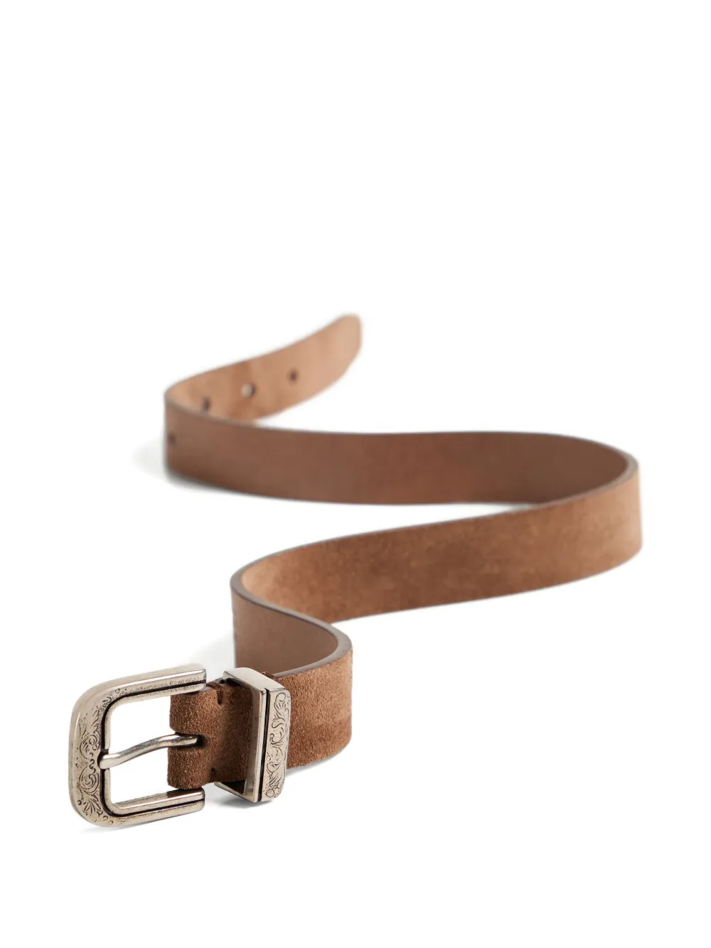 Brunello Cucinelli Kids ceinture en daim à boucle | Ceintures en cuir | Image 2