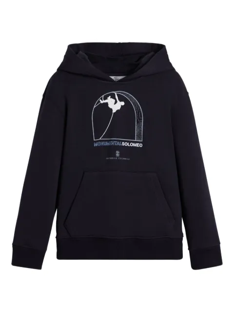 Brunello Cucinelli Kids graphic-print hoodie
