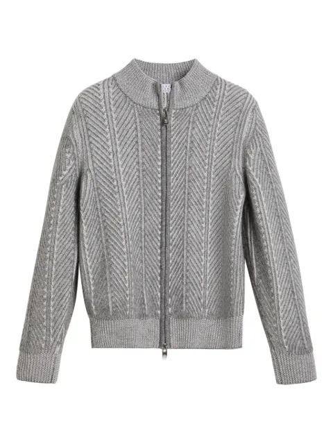 Brunello Cucinelli Kids Vanisé zip-up cardigan