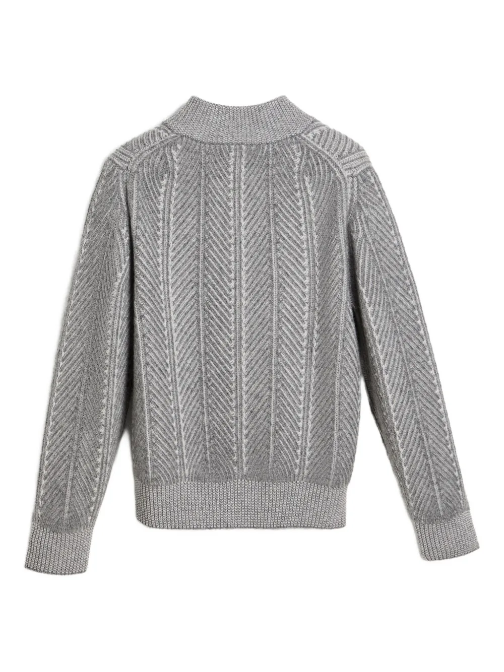 Brunello Cucinelli Kids Vanisé vest met rits Grijs