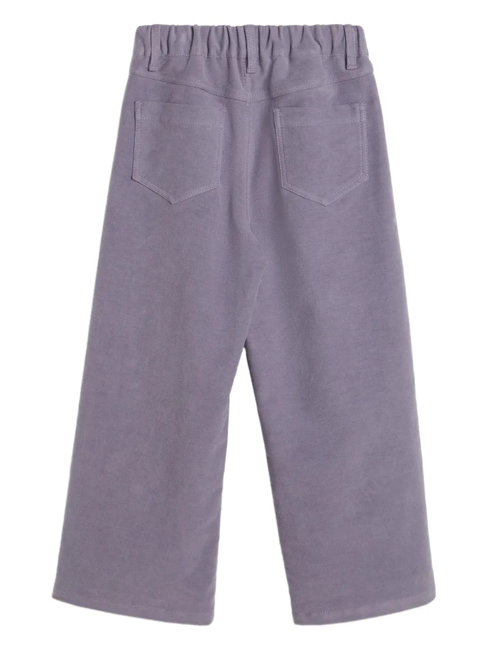 Brunello Cucinelli Kids Broek met elastische taille Paars
