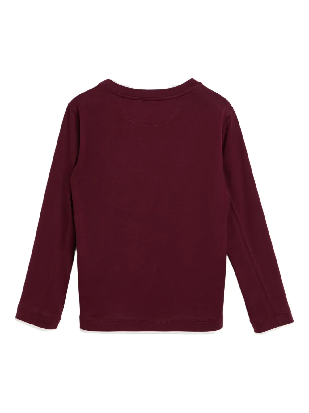 Brunello Cucinelli Kids T-shirt met grafische print Rood