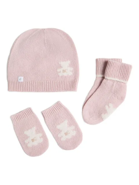 Brunello Cucinelli Kids cashmere beanie hat set 