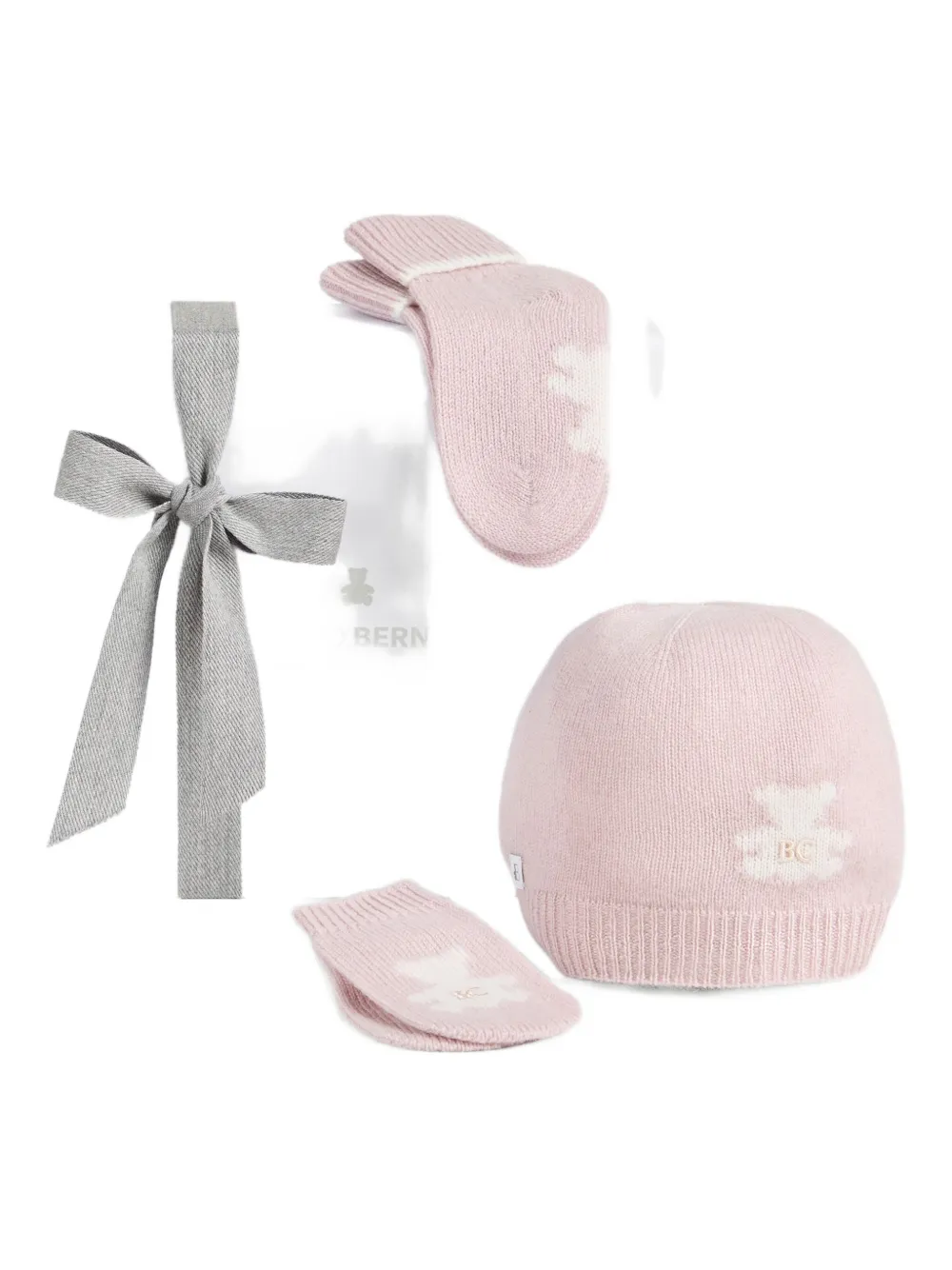 Brunello Cucinelli Cashmere Beanie Hat Set In Gold