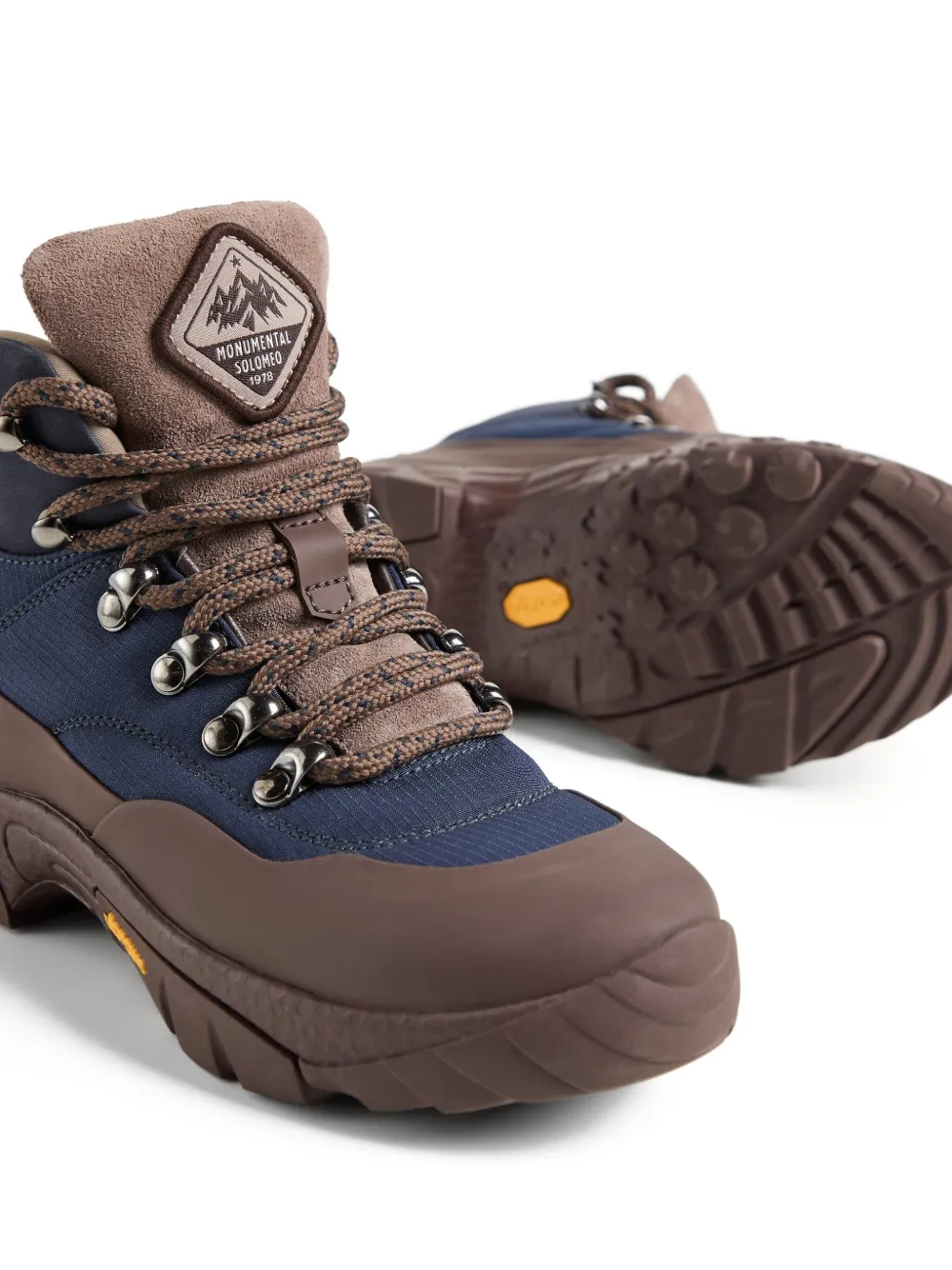 Brunello Cucinelli Kids Veterlaarzen met rubberen zool Bruin