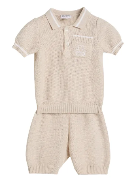 Brunello Cucinelli Kids Set con shorts Bernie Baby